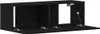 mobile TV vidaXL look rovere nero 100 x 30 x 30 cm Anteprima dell’immagine prodotto 5