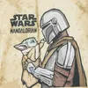 Cerda Group, The Mandalorian, boodschappentas, beige, Productafbeelding-voorbeeld 3