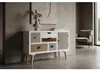 Thames Commode blanche avec 1 porte et 5 tiroirs de Voir les images du produit 5