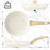YASHE Bratpfanne mit Antihaftbeschichtung, 24 cm, Pfanne Produktbild-Vorschau 7