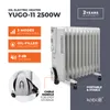 Energiesparend Ölheizkörper YUGO-11 2500W Elektroheizkörper Produktbild-Vorschau 2