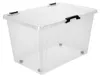 14x Scharnierbox 52L 60x40x35cm Transparent Deckel Produktbild-Vorschau 7