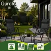 Gardlov 27674 Chaises de jardin pliantes, lot de 2, noir Voir les images du produit 21