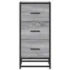 vidaXL Sideboard Grau Sonoma 35,5x35x76 cm Holzwerkstoff Produktbild-Vorschau 4