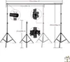 Kit studio photo – Lampes de studio Softbox avec fond vert Voir les images du produit 3