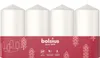 Bougies Bolsius Pillar Avent, Noel, blanches, 48/100 mm, Voir les images du produit 1