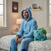 Pyjama Onesie Kigurumi Kostüm für Erwachsene Blau Bulbasaur Produktbild-Vorschau 7