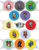 A collage of pixel art characters from the Final Fantasy series, arranged in circles, with the "FF Pixel Remaster" logo in the center. Produktbild-Vorschau