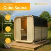 Artsauna Fasssauna Nolvik XL, mit 8 kW Ofen & Zubehör für Produktbild-Vorschau 2