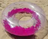 XL aufblasbarer Schwimmreifen / Schwimmring "Federn" Rot  Produktbild-Vorschau 4