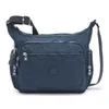 A blue Kipling crossbody bag is shown against a white background. Produktbild-Vorschau