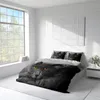 FEBE 3D Bettwäsche Schwarze Katze Bettbezug-Set 135x200 + Produktbild-Vorschau 4