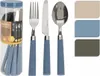 12er-Set Camping-Besteck Messer Gabel Löffel Produktbild-Vorschau 2
