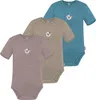 normani 3er Set Baby Merino Body Kurzarm Produktbild-Vorschau 1