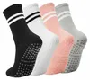 Pilates Sokken Antislip Dames - Yoga Sokken Hoog - Productafbeelding-voorbeeld 1