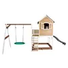 AXI Spielhaus Liam mit Sandkasten, Nestschaukel & grauer Produktbild-Vorschau 4