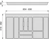 Emuca Optima Universal 900 Mm Besteckkasten Durchsichtig  Produktbild-Vorschau 2