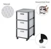 Rotho Rollcontainer Country 3x18L - Schubladenturm 37,5 x Produktbild-Vorschau 3
