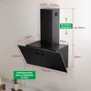 LEVIVO A+++ Kopffreie Dunstabzugshaube 60cm Umluft & Abluft Produktbild-Vorschau 5