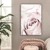 MuchoWow® - Leinwandbilder - Blumen - Rose - Rosa - Produktbild-Vorschau 2