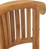 vidaXL Barhocker Teak Massivholz Produktbild-Vorschau 5