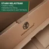 Interior view of a cardboard box with text and a logo. Produktbild-Vorschau