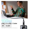 Cavo di ricarica rapida UGREEN Uno da USB-C a USB-C 100W Anteprima dell’immagine prodotto 3