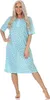 Damen Nachthemd Sleepshirt Nachtwäsche mit Muster, Produktbild-Vorschau 1