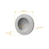 Glasschiebetür, Nachbildung Kreisförmig, 830x2035 mm, Produktbild-Vorschau 4