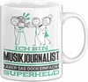 Musikjournalist Geschenk Tasse Ich Bin Musikjournalist Aber Produktbild-Vorschau 1