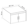 AX LIVING Schrankaufsatz Storicos 2T Beige 89,7 x 55 x 53 Produktbild-Vorschau 4