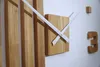 FLEXISTYLE 3D Wanduhren DIY Holz Eiche Lamellen große Produktbild-Vorschau 4