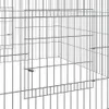 vidaXL klietka pre králiky 110x110x55 cm pozinkované železo Náhľad obrázku produktu 6
