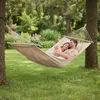 Outtec® Hängematte mit 2 Kissen - 200x150 cm, bis 200kg, Produktbild-Vorschau 2