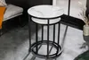 Tavolino da 60 cm in marmo, design moderno per il soggiorno Anteprima dell’immagine prodotto 7