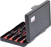 A set of screwdrivers in an open black case. Produktbild-Vorschau