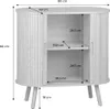 A diagram of a sideboard with dimensions. Produktbild-Vorschau