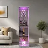 UnboxG Glasvitrine Standvitrine,4 Lagen Glas Vitrine Produktbild-Vorschau 6