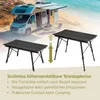 JAWINIO Table de camping pliante Table pliante réglable en Voir les images du produit 2