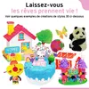 Fleau Kids 3D Pen Starter Pack Rose XXL - 150m filament - Voir les images du produit 7