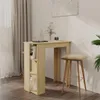 vidaXL Barový stůl s policí Dub Sonoma 102x50x103,5 cm Náhled obrázku produktu 2