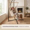 Hängesessel Gestell Outdoor bis 120kg - 215cm Stahlrohr Produktbild-Vorschau 16