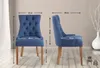 2er Set Esszimmerstuhl Aberdeen Stoff antik-hell blau Produktbild-Vorschau 5