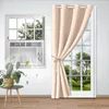 86x203cm Beige Rideau de porte occultant thermique Œillets Voir les images du produit 2