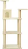 vidaXL Graffiatoio in sisal crema 118,5 cm Anteprima dell’immagine prodotto 10