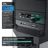 A close-up view of the front panel of a computer tower, highlighting a card reader and USB ports. Podgląd zdjęcia produktu