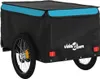 vidaXL Przyczepka rowerowa czarno-niebieska 45 kg żelazko Podgląd zdjęcia produktu 8