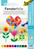 A package of decorative window foils with colorful geometric shapes and flowers. Anteprima dell’immagine prodotto