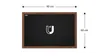 Lavagna MAGNETICA nera da gesso in cornice di legno 90x60 Anteprima dell’immagine prodotto 13