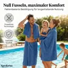 Komfortec 2er Saunatuch Set 80x200 cm aus 100% Baumwolle, Produktbild-Vorschau 7